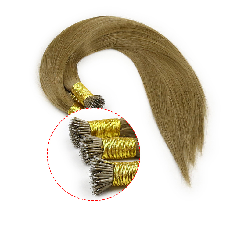 Private Label Comfortable European Real Remy Nano Hair Extensions